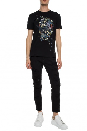 Skull motif t-shirt, zdjęcie 2 Skull motif t-shirt od Alexander McQueen